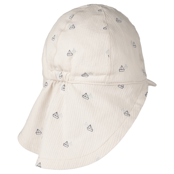 Baby Nackenkappe mit Schiffs-Motiven