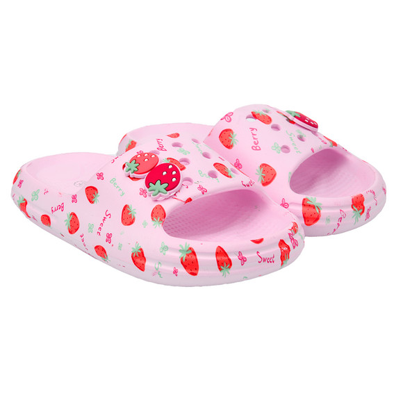 Mädchen Badeschuhe mit Erdbeeren