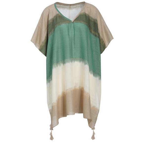 Damen Poncho mit Farbverlauf