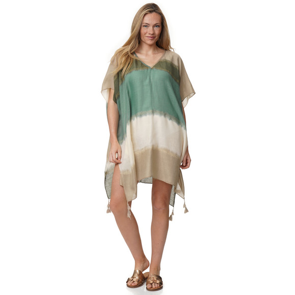 Damen Poncho mit Farbverlauf