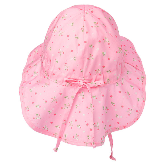 Baby Nackenkappe mit Erdbeer-Allover