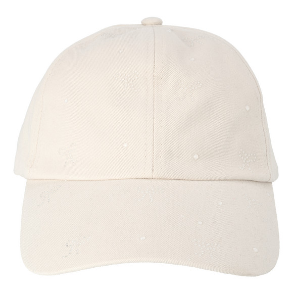 Damen Kappe mit Glitzersteinchen