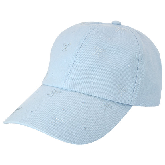 Damen Kappe mit Glitzersteinchen