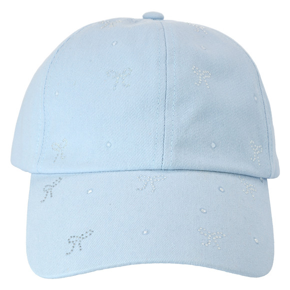 Damen Kappe mit Glitzersteinchen