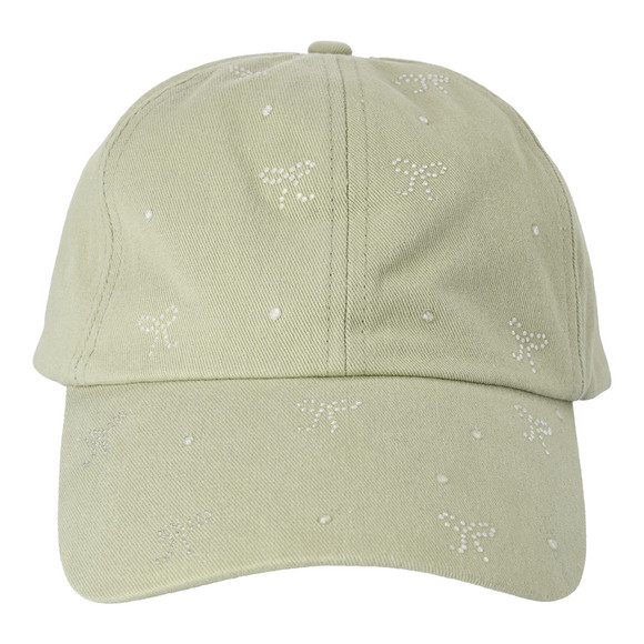 Damen Kappe mit Glitzersteinchen