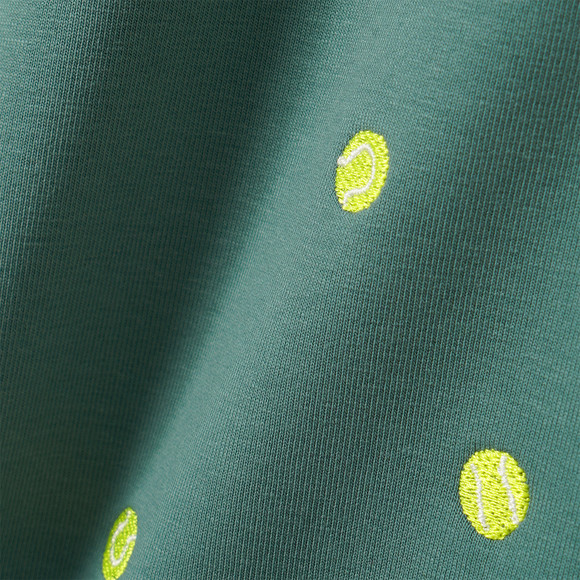Jungen Sweatshirt mit Tennis-Stickerei