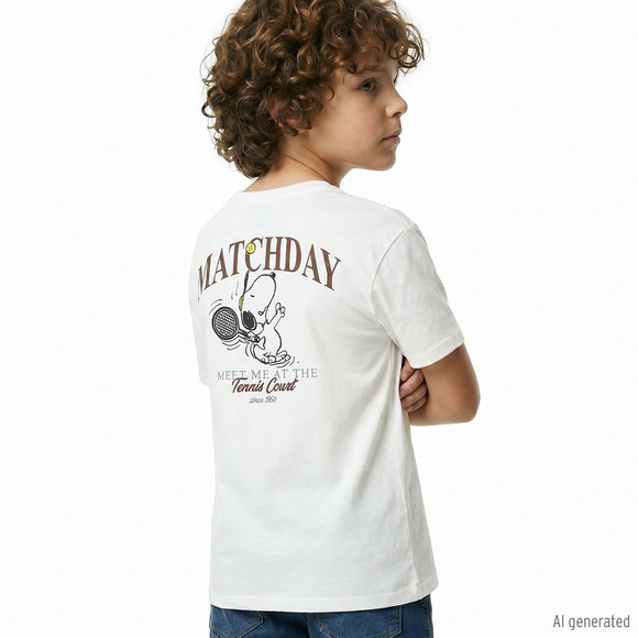 Peanuts T-Shirt mit großem Print