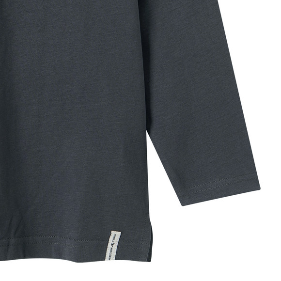 Jungen Langarmshirt in Unifarben