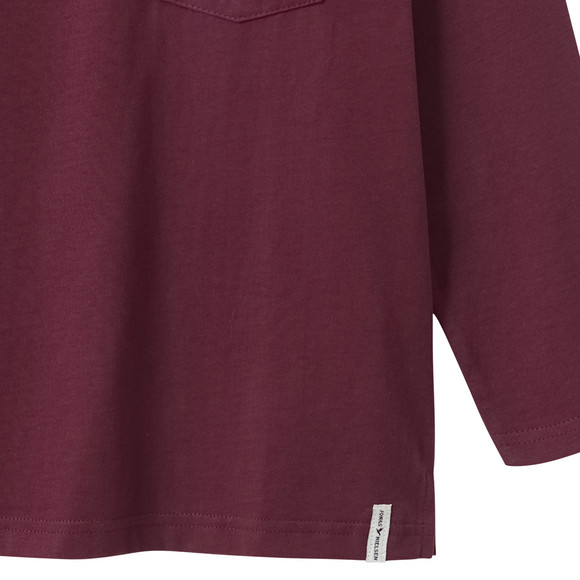 Jungen Langarmshirt in Unifarben
