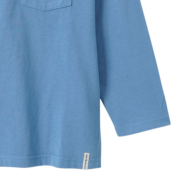 Jungen Langarmshirt in Unifarben