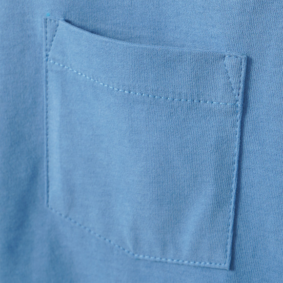 Jungen Langarmshirt in Unifarben