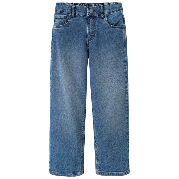 Jungen Straight-Jeans mit verstellbarem Bund
