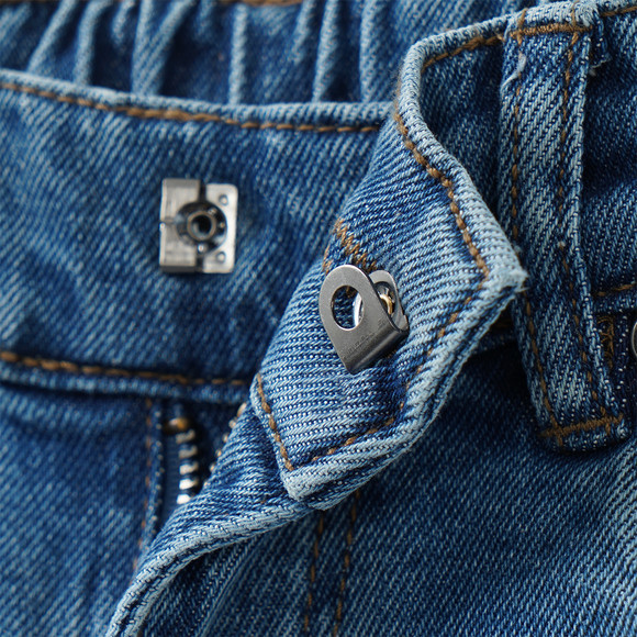 Jungen Straight-Jeans mit verstellbarem Bund