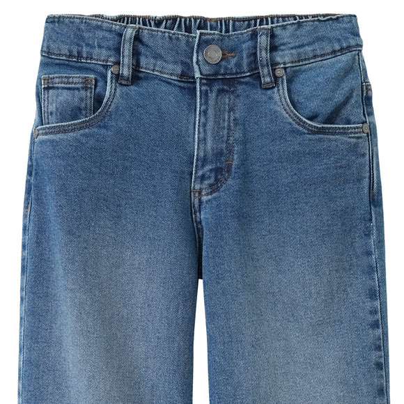 Jungen Straight-Jeans mit verstellbarem Bund