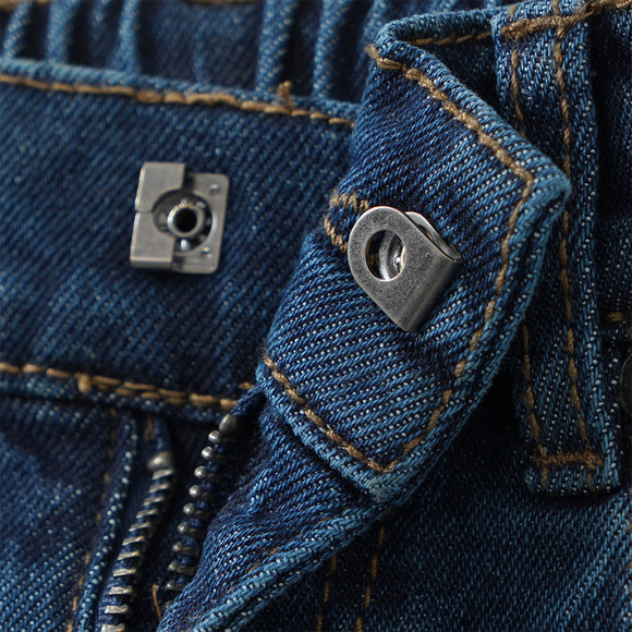 Jungen Straight-Jeans mit verstellbarem Bund