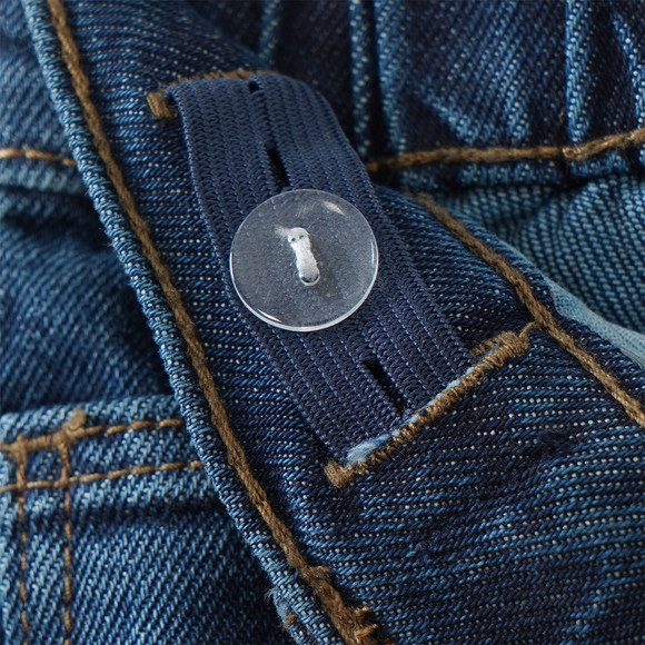 Jungen Straight-Jeans mit verstellbarem Bund