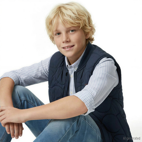 Jungen Slim-Jeans mit verstellbarem Bund