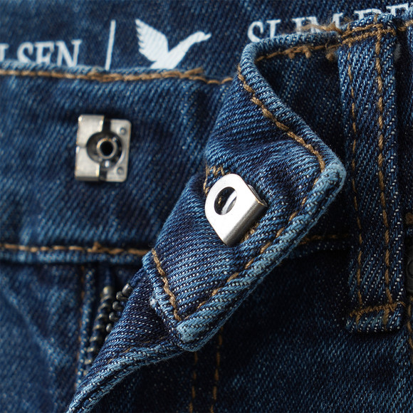 Jungen Slim-Jeans mit verstellbarem Bund