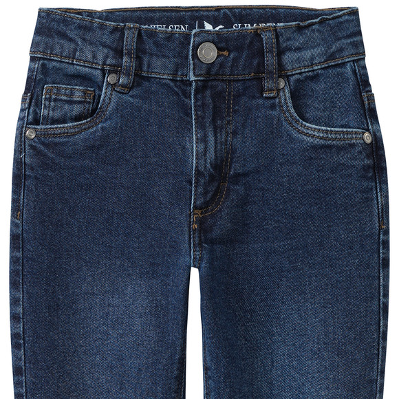 Jungen Slim-Jeans mit verstellbarem Bund