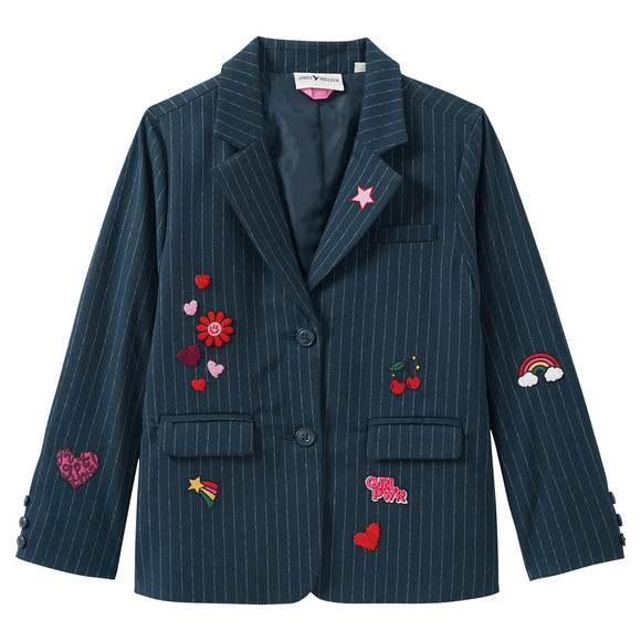 Mädchen Blazer mit Stickerei