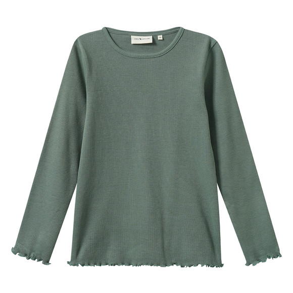 Mädchen Langarmshirt mit Bio-Baumwolle
