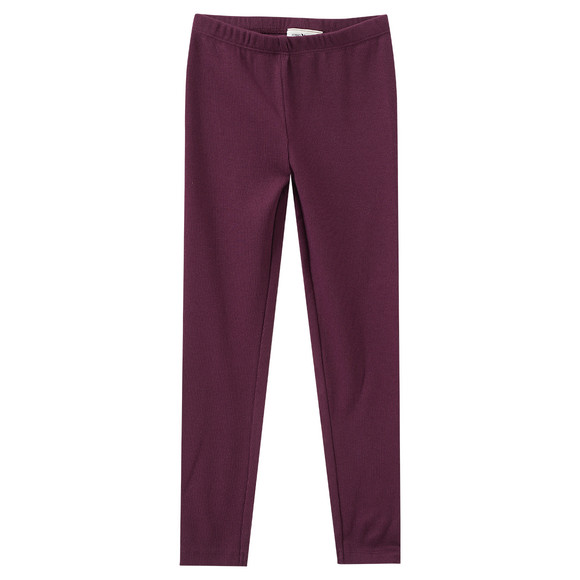 Mädchen Leggings in Ripp-Qualität