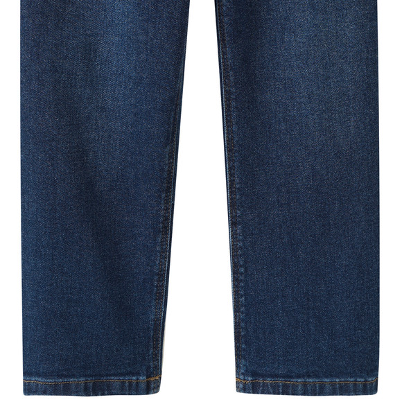 Mädchen Wide-Leg-Jeans mit verstellbarem Bund
