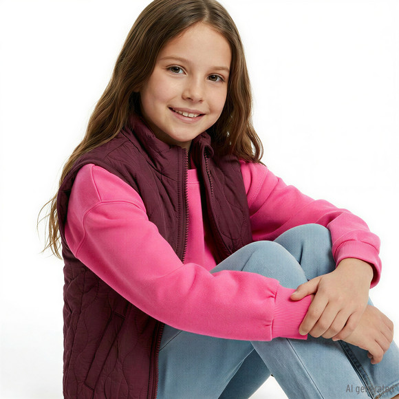 Mädchen Barrel-Jeans mit verstellbarem Bund