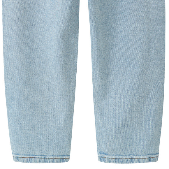 Mädchen Barrel-Jeans mit verstellbarem Bund