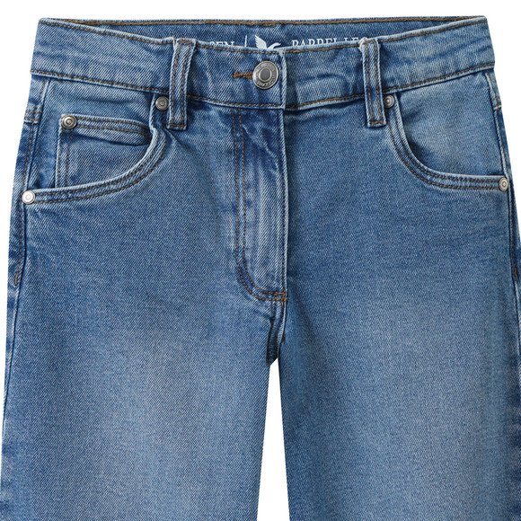 Mädchen Barrel-Jeans mit verstellbarem Bund