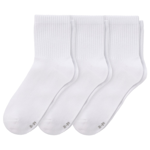 3 Paar Kinder Sport-Socken unifarben