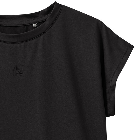 Mädchen Sport-T-Shirt unifarben