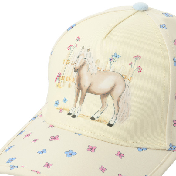 Mädchen Kappe mit Pferde-Motiv