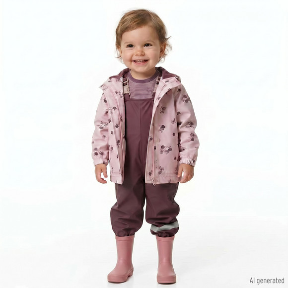 Baby Regenhose mit Latzträgern