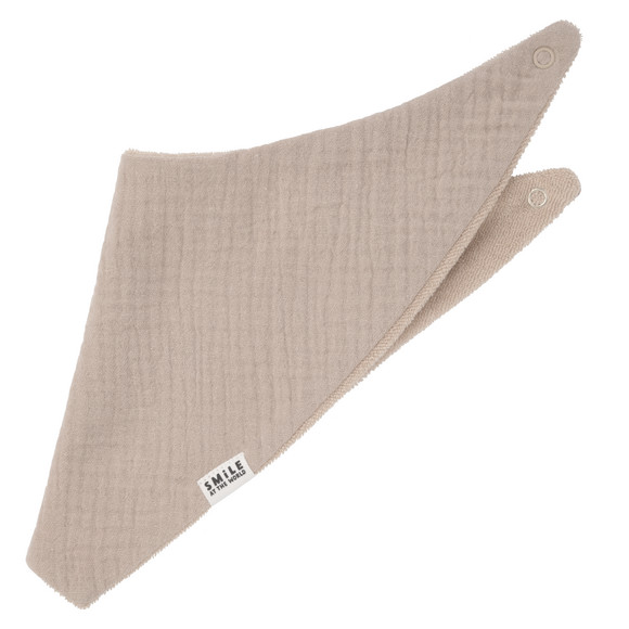 Baby Musselin-Bandana mit Frottee-Innenseite 