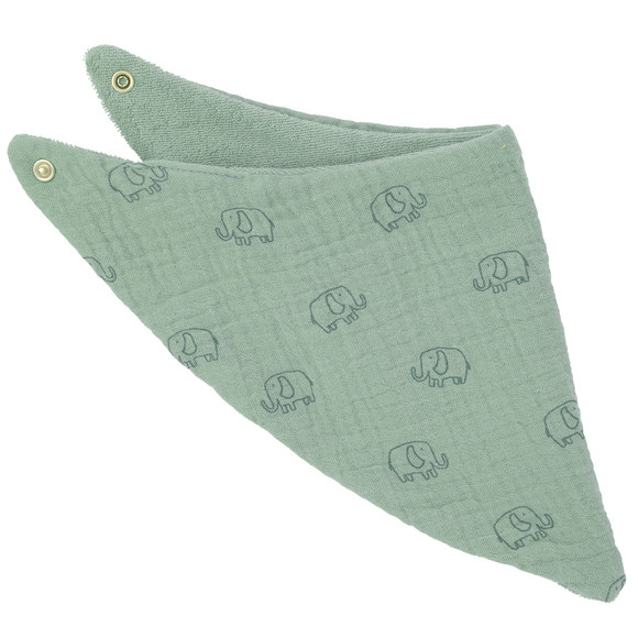 Baby Musselin-Bandana mit Frottee-Innenseite 