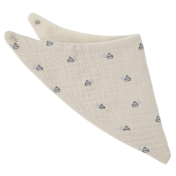 Baby Musselin-Bandana mit Frottee-Innenseite