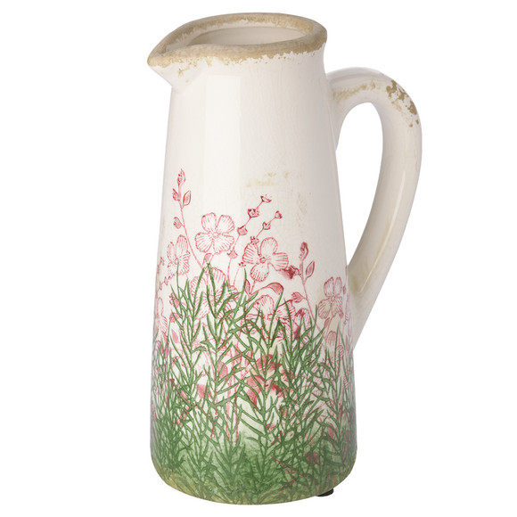 Deko-Krug mit Rosmarin-Motiv