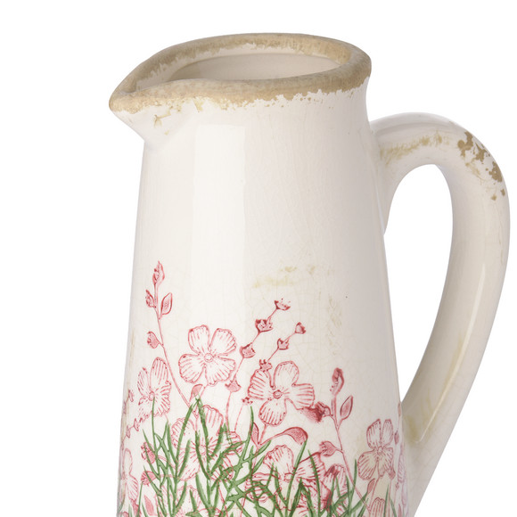 Deko-Krug mit Rosmarin-Motiv