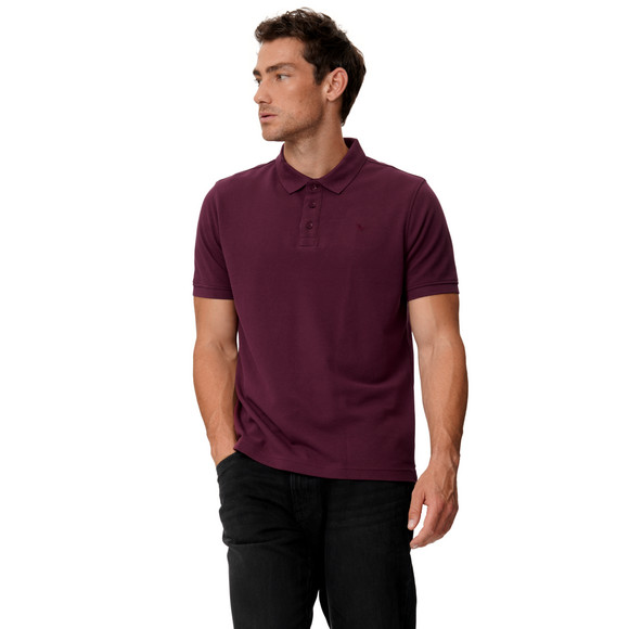 Herren Poloshirt unifarben