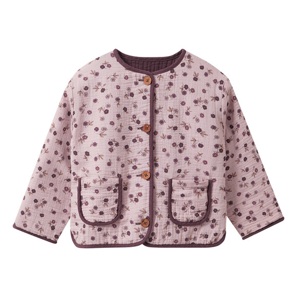 Mädchen Musselin-Wendejacke mit Blümchen