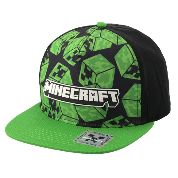 Minecraft Kappe mit Motiv grün