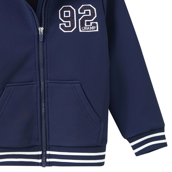 Jungen Softshelljacke im College-Look