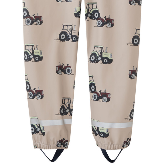 Jungen Regenhose mit Traktor-Allover