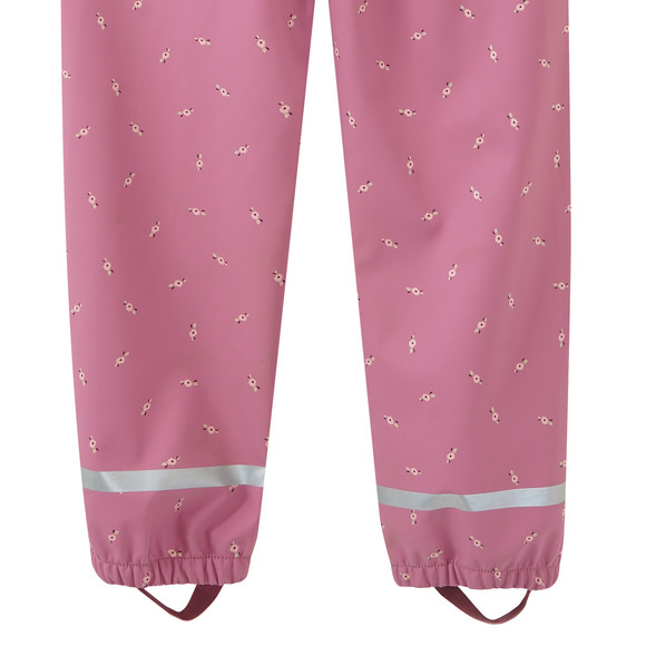 Mädchen Regenhose mit Blümchen