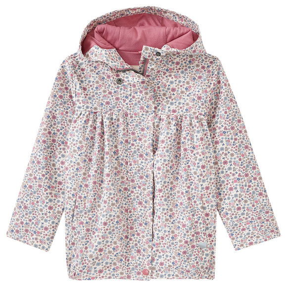 Mädchen Regenjacke im Millefleur-Design