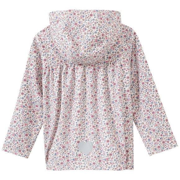 Mädchen Regenjacke im Millefleur-Design