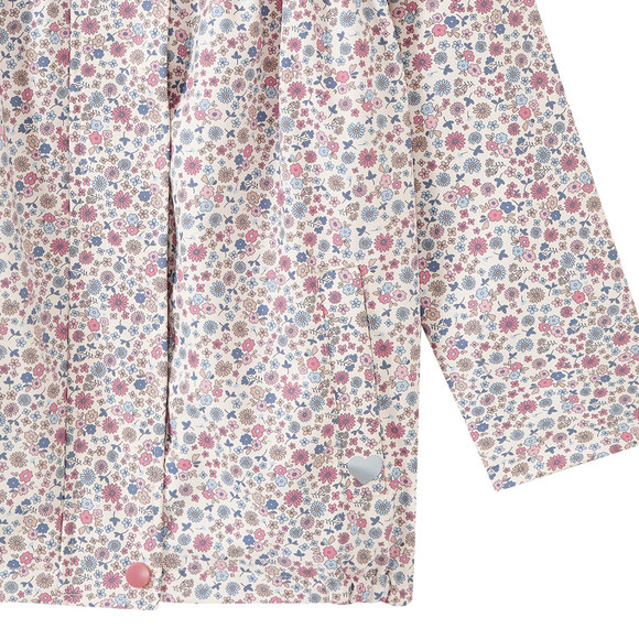Mädchen Regenjacke im Millefleur-Design