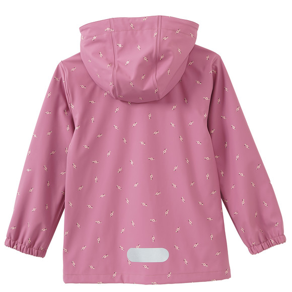 Mädchen Regenjacke mit Blümchen