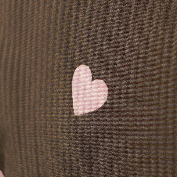 Mädchen Winterjacke mit Herz-Allover
